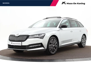 Skoda Superb Combi 1.4 Tsi / 218pk DSG iV Sportline Business · Keyless · 360 Camera · Panoramadak · Elek. Voorstoelen · 18'' Inch · Garantie t/m 18-07-2028 of 100.000km