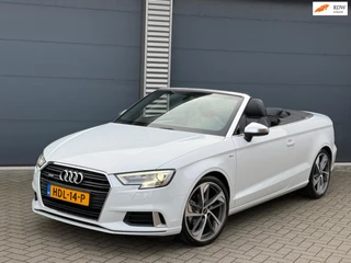 Audi A3 CABRIOLET 1.4 TFSI CoD Sport, parelmoer wit, lederen sportinterieur,19 inch, stoelverwarming, navigatie, led verlichting