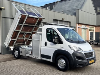 Fiat Ducato 2.3 MultiJet 130pk Kipper Airco Trekhaak 2500kg Stuurwielbediening Telefoonverbinding Laderkasten werkverlichting open laadbak Pick-up p-up Kieper Bakwagen Euro 5 Bpm vrij voor particulier gebruik! 1e eigenaar
