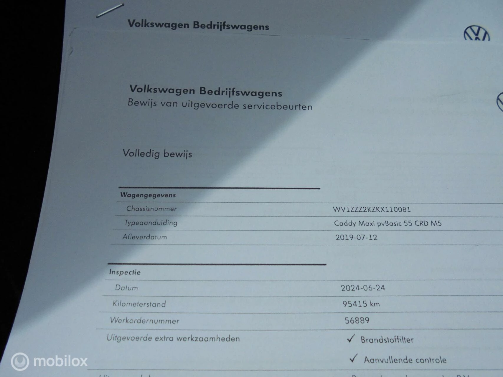 Hoofdafbeelding Volkswagen Caddy