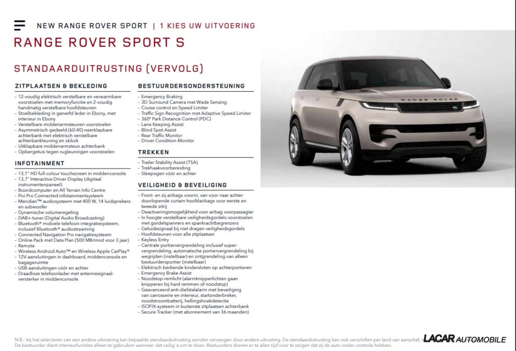 Hoofdafbeelding Land Rover Range Rover Sport