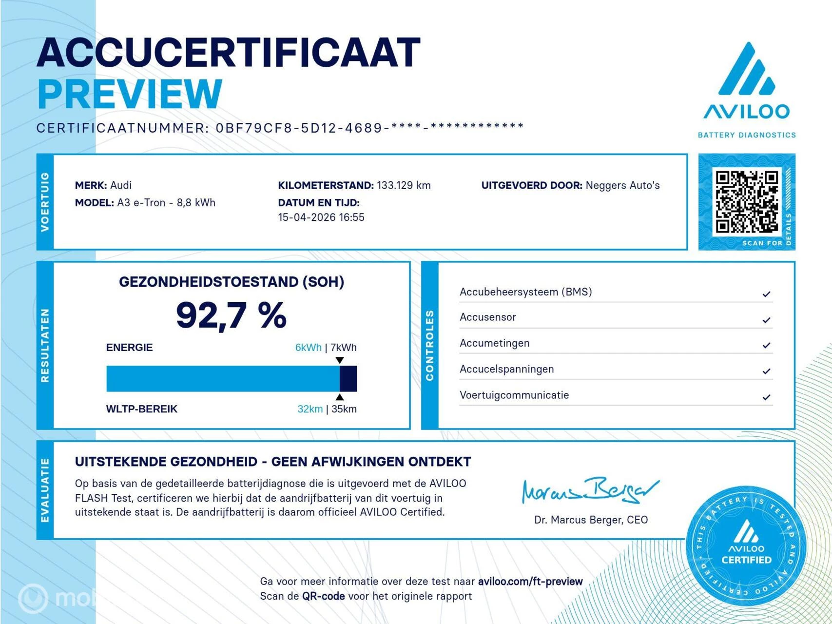 Hoofdafbeelding Audi A3