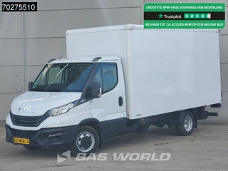 Iveco Daily 35C16 Automaat Laadklep Bakwagen Airco Camera Dubbellucht Meubelbak Koffer 19m3 Airco