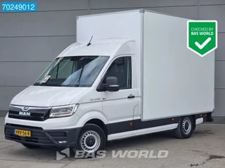 Hoofdafbeelding MAN eTGE MAN ETGE 3.140 100% Elektrisch Automaat Bakwagen Navi Airco Cruise Meubelbak Koffer Gelsoten laadbak 15m3 Airco Cruise control