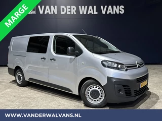 Citroën Jumpy 2.0 BlueHDI **MARGE, GEEN BTW** 123pk L3H1 XL Dubbele cabine Euro6 Airco | 2500kg Trekhaak Navigatie, Cruisecontrol, Apple Carplay, Parkeersensoren, 5-Zits