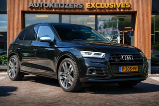 Hoofdafbeelding Audi Q5 Audi Q5 3.0 TDI SQ5 quattro Panoramadak Luchtvering B&O Carbon Adapt. Cruise 360Cam Memory 21''LM