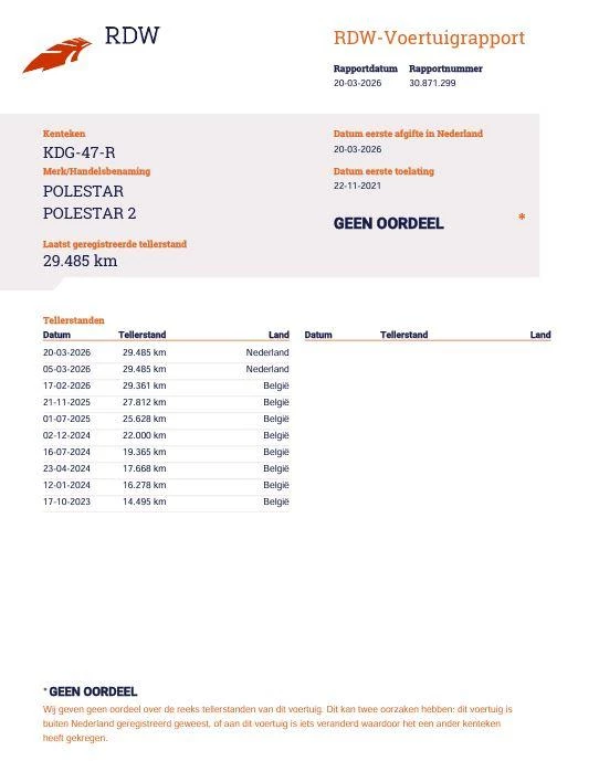 Hoofdafbeelding Polestar 2