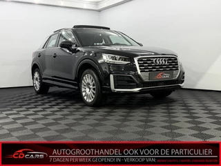 Audi Q2 1.4 TFSI CoD Launch Edition Panoramadak, Leder,  Parkersensoren, Navi, Keyless start, Cruise control, Stoelverwarming, Clima, Lichtmetalen velgen