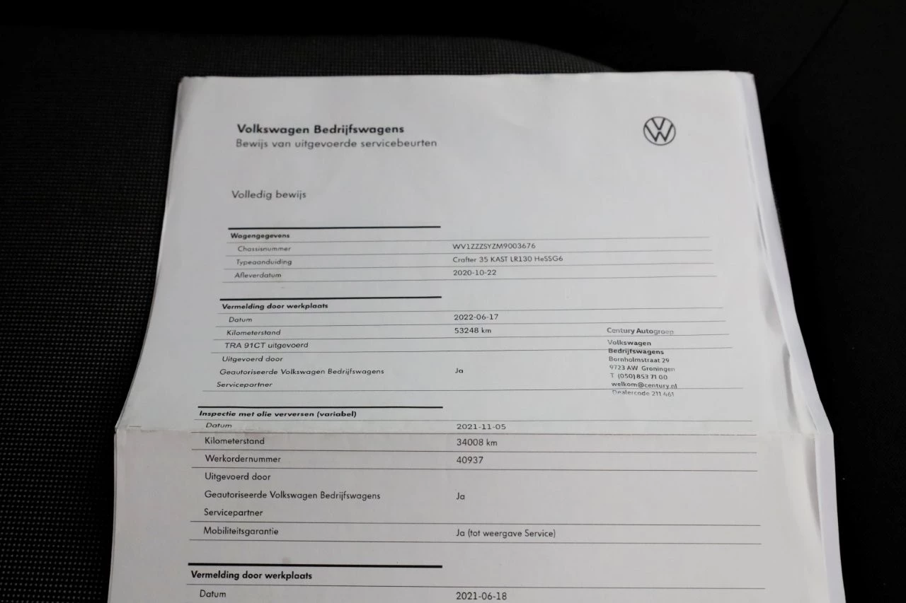 Hoofdafbeelding Volkswagen Crafter