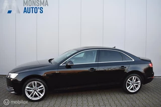 Hoofdafbeelding Audi A4 Audi A4 Limousine 2.0 TFSI AUT. Sport Mythosschwarz 18" LMV Stoelverwarming Privacyglass Mooie auto!