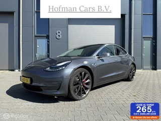 Tesla Model 3 Performance AWD 75 kWh 462PK DUAL MOTOR 20Inch INCL BTW
