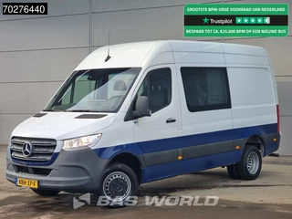 Mercedes Sprinter 514 CDI 3.0L V6 Automaat Dubbel Cabine L2H2 Dubbellucht 3,5t Trekhaak Camera Airco Cruise Doka Mixto L2 8m3 Airco Dubbel cabine Trekhaak Cruise control