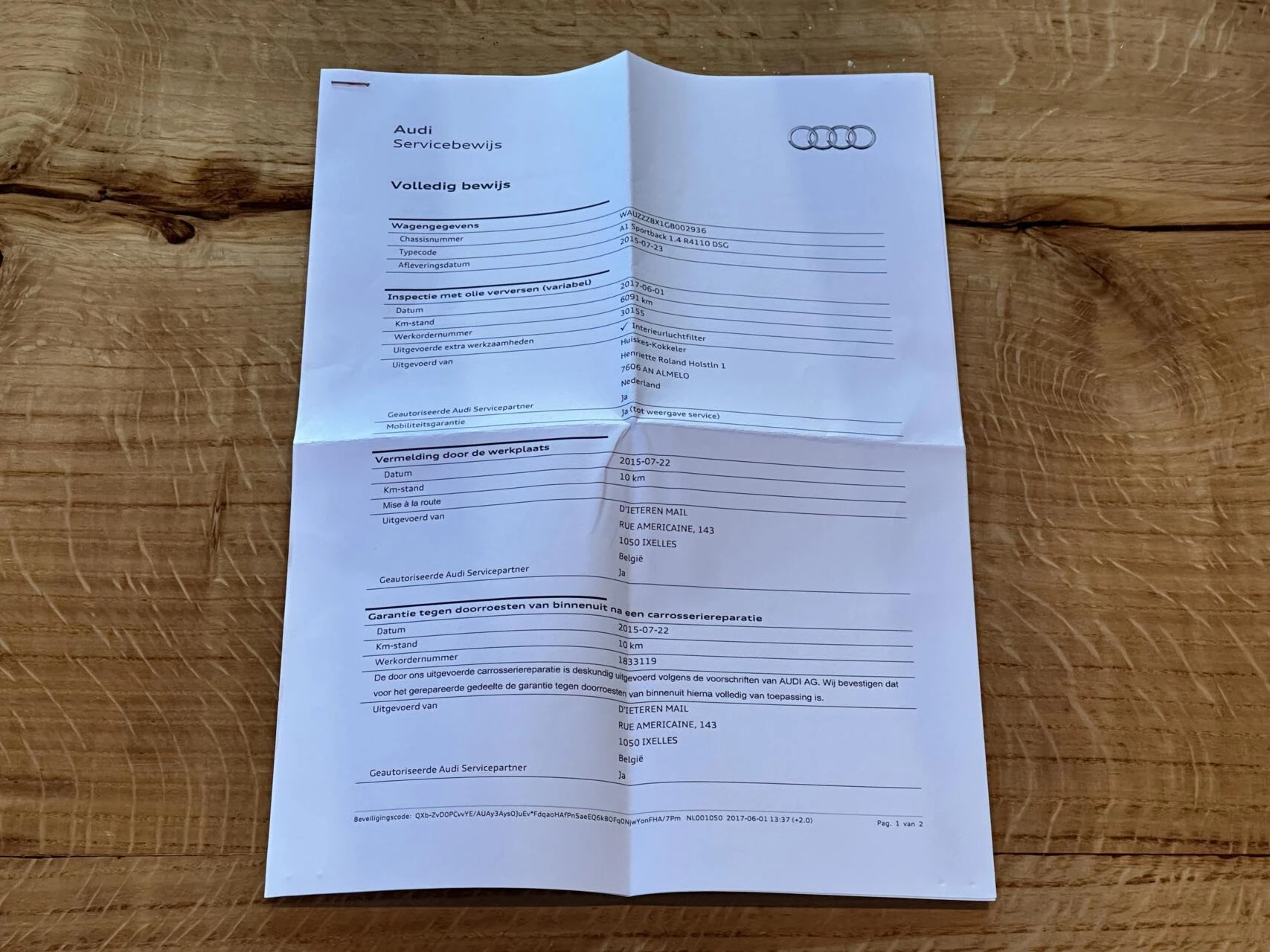 Hoofdafbeelding Audi A1 Sportback