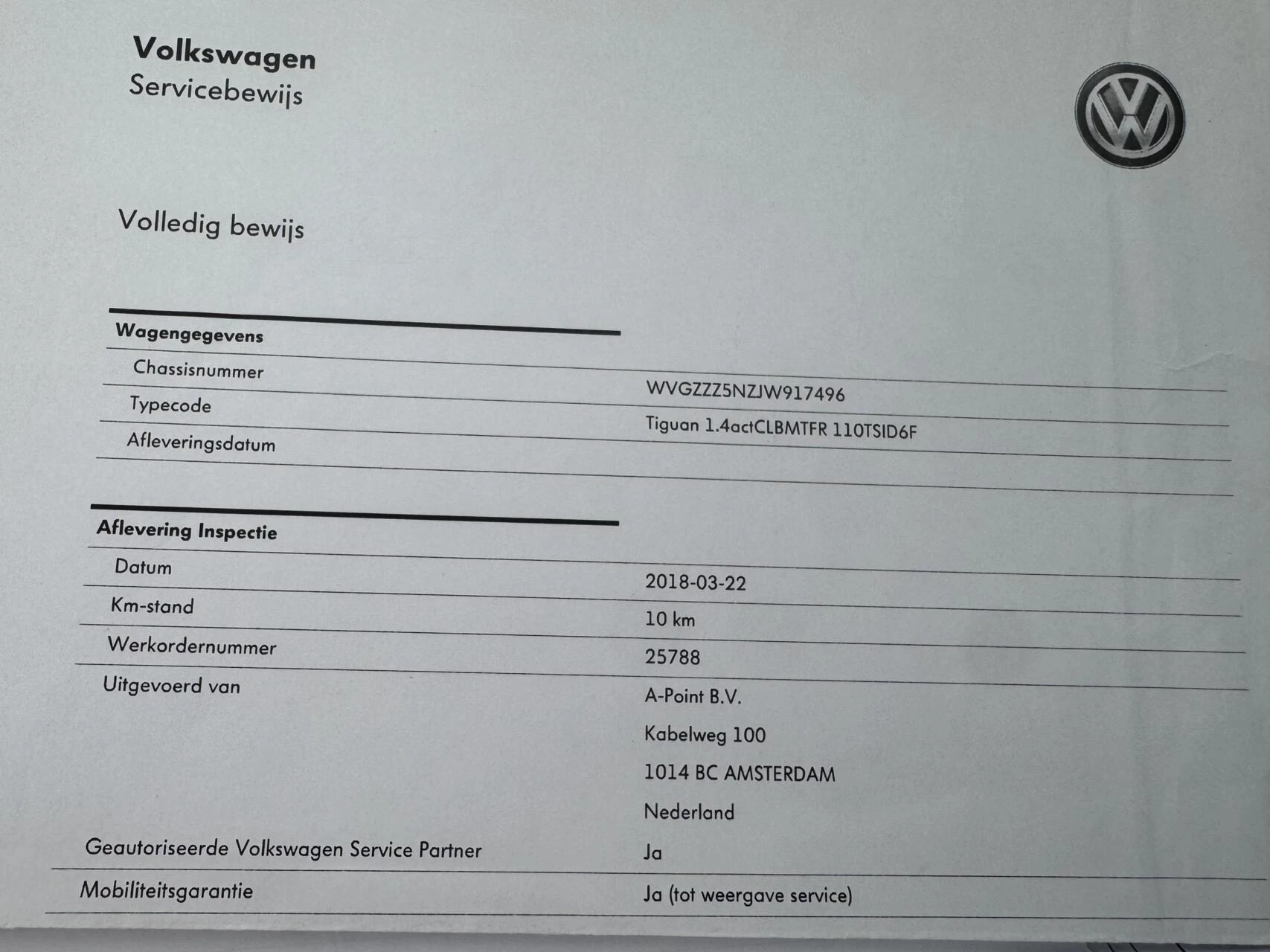 Hoofdafbeelding Volkswagen Tiguan