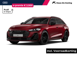 Audi A5 Avant 2.0 e-hybrid quattro S edition 299 PK · Tech plus · Elek. wegklapbare trekhaak · Lederen bekleding ·  Elektrisch verstelbare voorstoelen