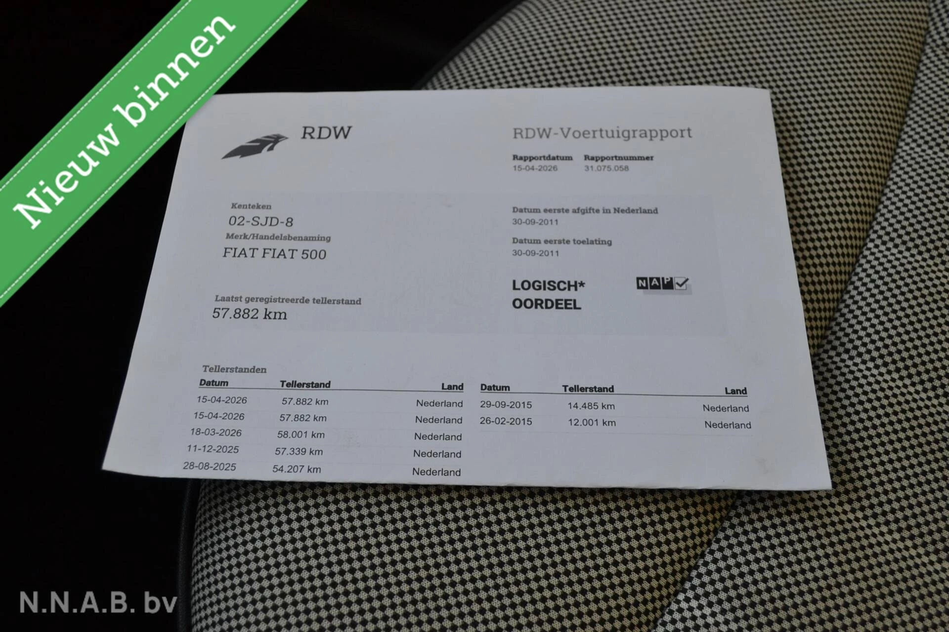 Hoofdafbeelding Fiat 500
