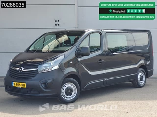 Opel Vivaro 95pk Dubbel Cabine Trekhaak Airco Cruise Euro6 DC Doka Mixto 6m3 Airco Trekhaak Cruise control