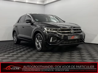 Hoofdafbeelding Volkswagen T-Roc Volkswagen T-Roc 2.0 TSI DSG 4Motion R-line Half leder, Camera, Navi, Stoelverwarming, Virtual desk, Cruise control, A start stop