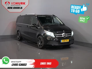 Mercedes-Benz V-Klasse 300d Aut. XL L3 Avantgarde Edition DC Dubbel Cabine BPM VRIJ! 2xElek.Schuifdeur/ Leder/ LED/ Standkachel/ Carplay/ Afn.Trekhaak/ Stoelverw./ Alarm III/ Navi/ Camera/ PDC/ Cruise/ 19” LMV