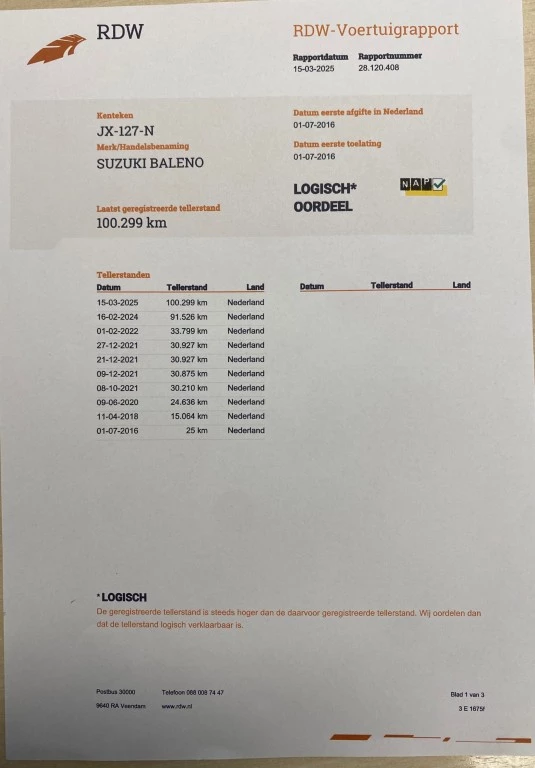 Hoofdafbeelding Suzuki Baleno