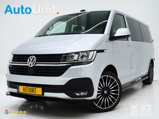 Volkswagen Transporter 2.0 TDI 150PK DC Dubbele Cabine R-Line L2H1 6-Zits | Sidebars | Splitter | Airco | Carplay | Trekhaak