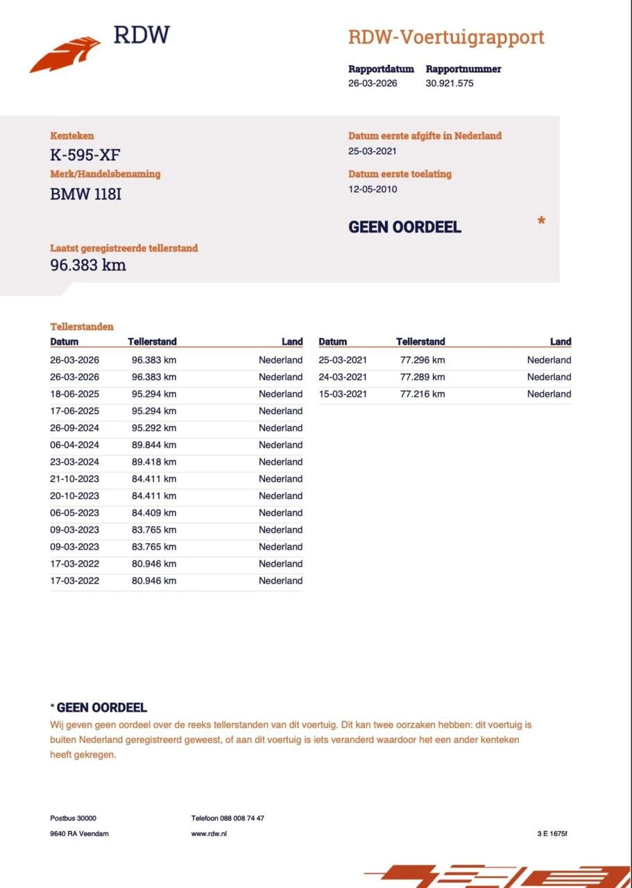 Hoofdafbeelding BMW 1 Serie