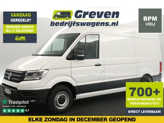 Volkswagen Crafter 35 2.0 TDI L3H3 BPM Vrij | Nieuw | 3000kg | 141PK Airco Camera Carplay Cruise LED Navi Massagestoel 3 Persoons PDC