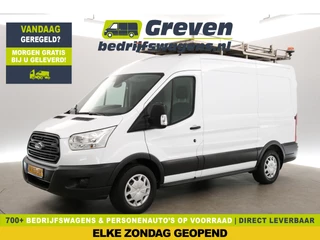 Ford Transit 350 2.0 TDCI L2H2 2800KG Trekgew. Trekhaak Airco Camera Carplay Cruise Navi LED 3 Persoons PDC Imperiaal
