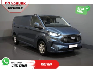 Ford Transit Custom 2.0 TDCI 150 pk L2 LIMITED BPM VRIJ! 5 jaar/200.000km GARANTIE!/ 2xSchuifdeur/ Navi/ Carplay/ Camera/ Stoelverw./ LED