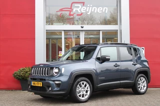 Hoofdafbeelding Jeep Renegade Jeep Renegade 1.5T 130PK e-Hybrid ALTITUDE | DRAADLOZE APPLE CARPLAY/ANDROID AUTO | PANORAMISCH SCHUIF/KANTEL DAK | FULL LED KOPLAMPEN | DODEHOEK DETECTIE | ADAPTIVE CRUISE CONTROL | LICHTMETALEN VELGEN 17" | ACHTERUITRIJ CAMERA | DAB+ RADIO | NAVIGATIE | PARKEERSENSOREN VOOR + ACHTER | AUTOMATISCH INPARKEREN | KEYLESS ENTRY/START | GETINTE RUITEN |