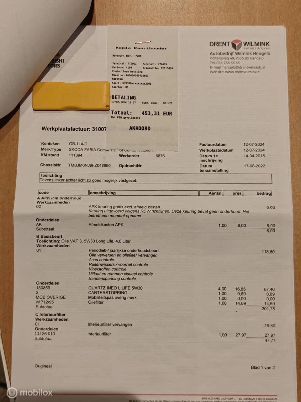 Hoofdafbeelding Škoda Fabia