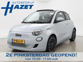 Fiat 500C 42 kWh Aut. *SOH 97%* *CELESTIAL BLUE* + STOELVERW. | CAMERA | 17 INCH | APPLE CARPLAY