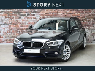 BMW 1 Serie 118i Executive Sport Line Automaat 5 deurs / Navigatie / Climate Control / LED / Stoelverwarming / Parkeersensoren voor+achter / Sportstoelen / Cruise Control / Lichtpakket / Bluetooth