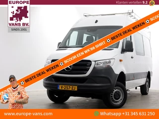 Mercedes-Benz Sprinter 314 CDI 143pk E6 L2H2 4x4 ZG1 D.C. Airco/Navi/Trekhaak 2800kg 05-2019