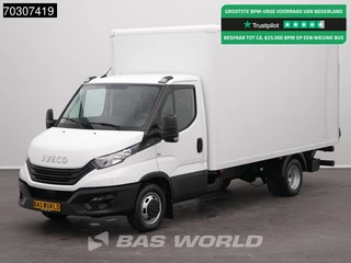 Iveco Daily 35C16 Laadklep Dubbellucht 160PK Bakwagen Airco Euro6 Meubelbak Koffer Airco