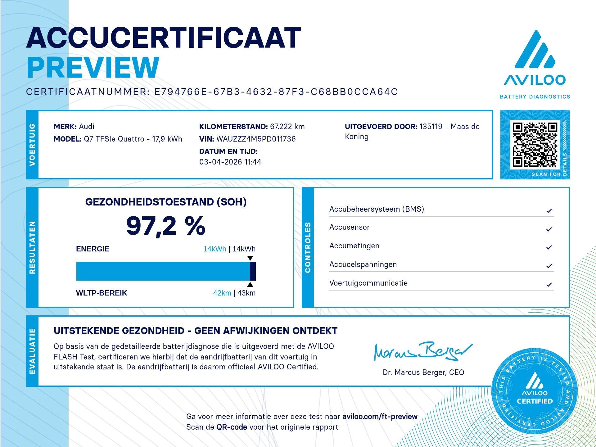 Hoofdafbeelding Audi Q7