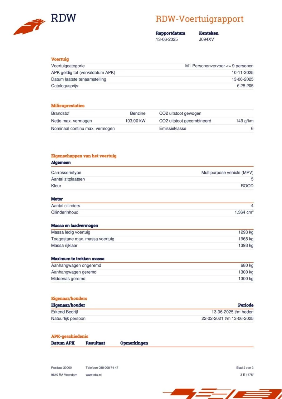Hoofdafbeelding Opel Meriva