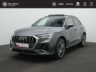 Audi Q3 45 TFSI e 245 pk S-Line | Panoramadak | Leder/alcantara | Elektrische stoelen | Achteruitrijcamera | Elektrische achterklep | Stoelverwarming