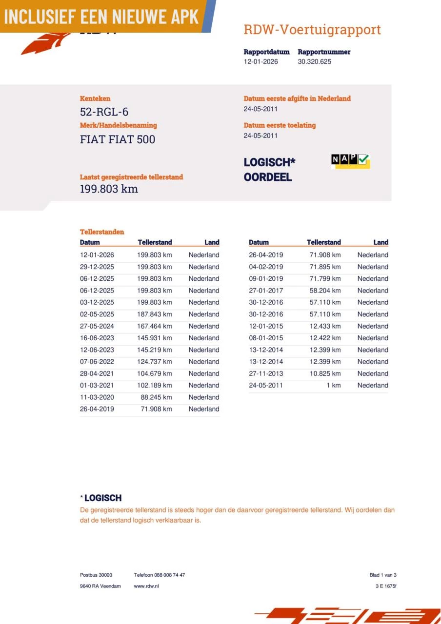 Hoofdafbeelding Fiat 500