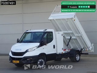 Iveco Daily 35C16 3.0L Kipper met Kist Dubbellucht 3,5t Trekhaak Navi Airco Cruise Camera Euro6 Tipper Benne Kieper 2m3 Airco Trekhaak Cruise control