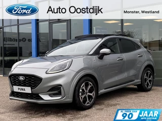 Ford Puma 1.0 EcoBoost Hybrid ST-Line X 155PK Automaat Panodak Winterpack Camera Cruise Navi B&O Climate Keyless Elek. Achterklep Full-LED Privacy Glass *Sportief*