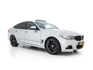 BMW 3 Serie Gran Turismo 320i M-Sportpack High Executive Aut. *PANO | XENON | LUXURY-LEATHER | HEATED-SPORTSEATS | SHIFT-PADDLES | PRIVACY-GLASS | NAVI-FULLMAP | ECC | PDC | CRUISE | 19''ALU*