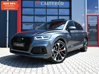 Audi Q5 55 TFSI e S-Line Quattro Competition | Pano | RS Leder | Luchvering | 21'' | B&O | Ambient+ | Matrix Led | Digital Dash | Head-Up | Electric Seats | Memory | Camera | ACC | Afgevlakt Stuur | Warmtewerende Voorruit | Trekhaak | Carplay  | Dodehoek