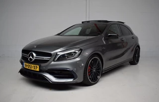 Mercedes-Benz A-klasse AMG 45 381PK AUT 4MATIC PANORAMADAK / SCHAALSTOELEN / LEER / EL-STOELEN / HISTORIE COMPLEET / CAMERA