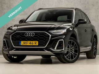 Audi Q5 50 TFSI e S edition 367Pk Automaat (FULL OPTION, PANORAMADAK, DIAMOND STITCHING, BEKERHOUDER GEKOELD/VERWARMD, CAMERA, APPLE CARPLAY, TREKHAAK, ADAPTIVE CRUISE, NIEUWSTAAT)
