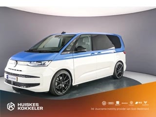 Hoofdafbeelding Volkswagen Multivan Volkswagen Multivan Energetic 1.4 Plug-in Hybride L1H1 Energetic Two Tone | IQ-Lights | Area View 360 camera | Panoramadak | Adaptieve Cruise Control | 20'' velgen | Verlagingsset