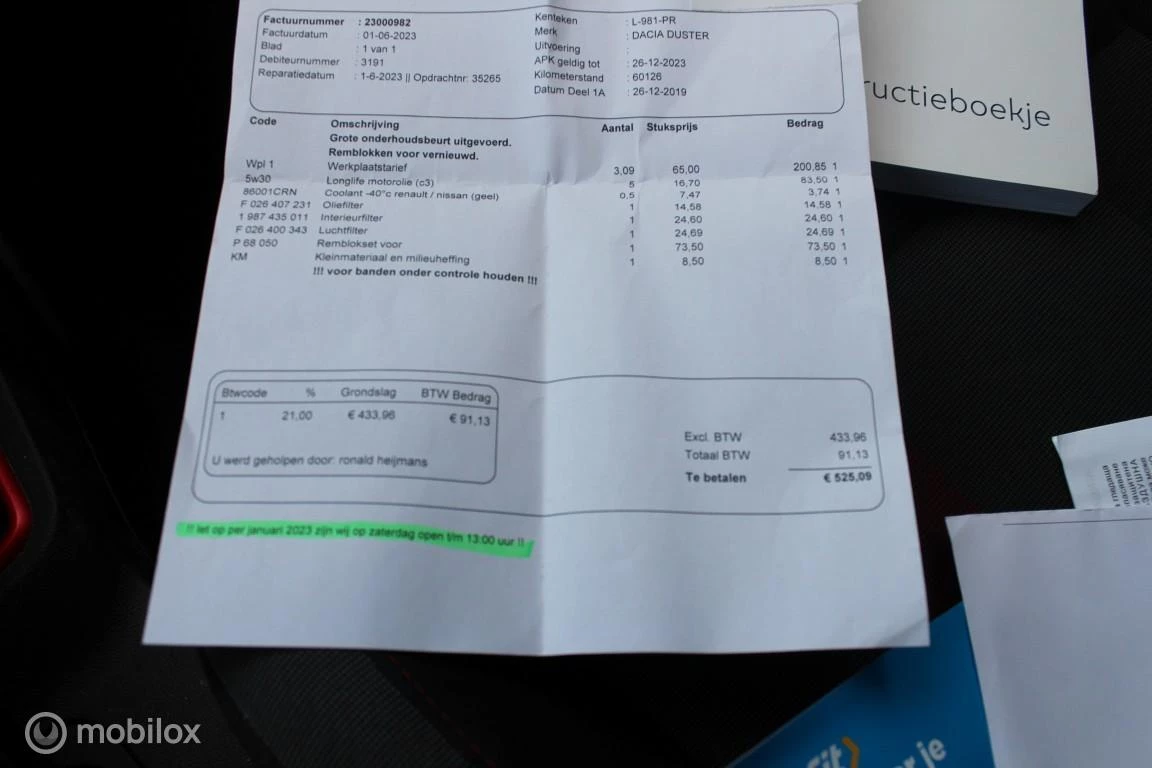 Hoofdafbeelding Dacia Duster
