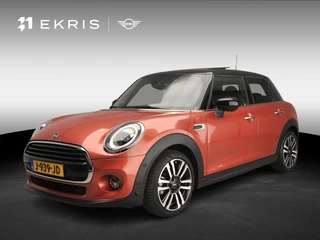 MINI 5-deurs Cooper Summer Red Edition / Automaat / Panoramadak / Harman-Kardon / Sportstoelen / Head-up / LED / Alu 17 inch