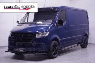 Mercedes-Benz Sprinter 215 CDI 150 pk L2H1 Black&Blue Edition 18' LMV Airco, Zwarte Grille + Spiegelkappen, Zonneklep, 2-Zits, Nieuw