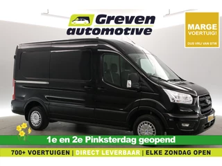 Ford Transit 2.0 TDCI L2H2 | Marge | Airco | Cruise | Carplay | 3 Zits | Trekhaak | Traanplaat | 2xSchuifdeur
